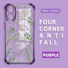 HONTINGA iPhone 16 ile Uyumlu Şeffaf Kılıfı Düşüme Önleyici Basitlik Anti Düşme Kamera Korumali Siyah Desen Yumuşak Silikon Telefon Kılıfı Kadın ve Erkek Için Uygundur K3-0223