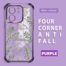 HONTINGA Xiaomi Mi 13T Pro/mi 13T ile Uyumlu Şeffaf Kılıfı Düşüme Önleyici Basitlik Anti Düşme Kamera Korumali Siyah Desen Yumuşak Silikon Telefon Kılıfı Kadın ve Erkek Için Uygundur K3-0223