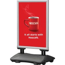 Snapper Wind Pro B1 (70X100CM) Gri Kaldırım Panosu