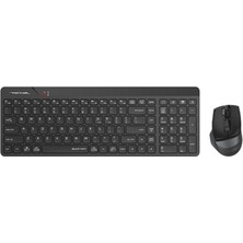 SHC4200 A4 FG2400 Air2 Siyah, Fstyler, 2.4ghz Mini Kablosuz, Türkçe Q, Sessi̇z Klavye Mouse Set