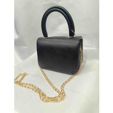 Zynp Kadın Zincir Askılı Küçük Boy El ve Omuz Çantası