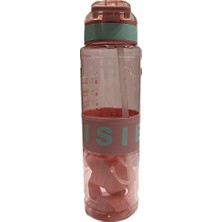 Göçmen Yakut 1000 ml Renkli Matara – Sızdırmaz, Pipetli, Taşıma Askılı Mor