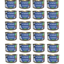 Schesir Ton ve Ringa Balıklı Tam ve Dengeli Jöleli Kedi Konservesi 85 Gr. x 24 Adet