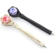 Eco Lounge Polyester El Tasarımı Işıklı Tükenmez Kalem