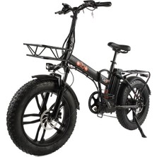 Heugers Alba Fold F Premium 2026 Siyah Elektrikli Katlanır Bisiklet – 48V 16AH, Nfc LCD Gösterge, Shimano Hidrolik Fren