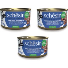 Schesir Ton ve Ringa Balıklı Tam ve Dengeli Jöleli Kedi Konservesi 85 Gr. x 3 Adet