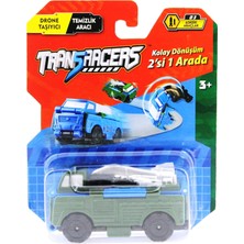 MEGA Transracers Dönüşen Araçlar Askeri Araçlar Drone / Temizlik Aracı