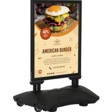 Snapper Wind Pro B1 (70X100CM) Siyah Kaldırım Panosu