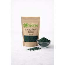 Organic Kiler Saf Spirulina Tozu 100 gr | %100 Doğal Süper Gıda | Katkısız Spirulina Yosun Tozu