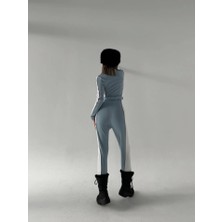 Etiler Collection Kemer Detaylı Fermuarlı Tulum - Bebe Mavisi