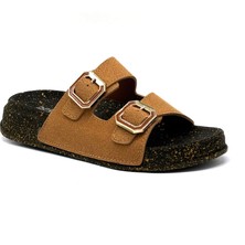 Kindep (Polen) Rahat Hafif Taban Çift Toka Günlük Kadın Terlik Taba