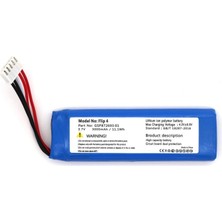MiraLive Flip 4 Uyumlu 3.7V 3000 Mah Soketli Batarya