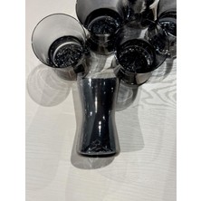 Roykıng Royking Mountain Uzun Meşrubat Bardak 6'lı Su Bardağı Füme YV-213