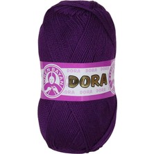 Beta Moda Hub 1 Adet Dora El Örgü Ipi Yünü 100 gr 043 Mor