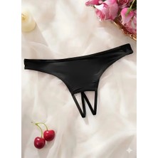 Dodes Dodes Kadın Siyah Ağ Bölgesi Açık Külot TG270058