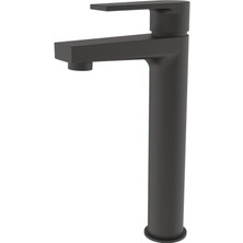 Creavit Sharp Mat Siyah Uzun Lavabo Bataryası SR6500S