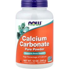 Now Foods Calcium Carbonate Powder, High Percentage Of Calcium, Supports Bone Health, 340GR