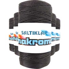 Beta Moda Hub 5 Adet Polyester Makrome Ipi Syh Siyah 100 gr
