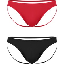 Dodes Dodes Fantezi Arkası Açık Seksi 2'li Erkek Külot TG274625