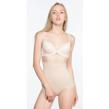 Beta Moda Hub Yüksek Bel Kadın Slip Korse 13003 - Ten