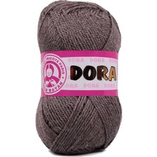 Beta Moda Hub 1 Adet Dora El Örgü Ipi Yünü 100 gr 014 Kahverengi