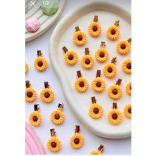 Elas Home Kız Çocuk Ayçiçeği 3'lü Pens Toka