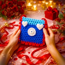 Sevsenka Private Collection - 14 Şubat Sevgililer Günü Özel Seri - Aşkın Zarafeti Kalp Motifli Ikonik Omuz Çantası