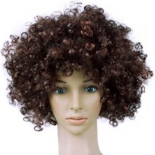 ForWhat Büro Ev Ofis Etkinlik Gösteri Kostüm Peruğu Için Kahverengi Saç Stil Bonus Peruk