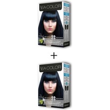 Beta Moda Hub 2x2 Tüp Krem Saç Boyası Seti Mavi Siyah No:1.1