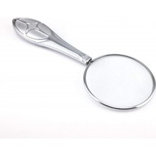 ForWhat Büro Ev Ofis Hediyesi Için 5x 45MM Silver Işlemeli Tasarım Büyüteç