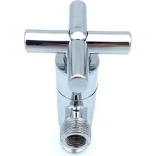 Epilons Dayanıklı 4 Kollu Taharet Musluğu Tuvalet Klozet Krom Musluk