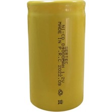 MiraLive 1.2V 4000 Mah - D Büyük Boy - Ni-Cd Şarjlı Pil - (Başsız / Flat Head)