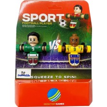 Desktop Games Bas-Döndür Mini Masaüstü Futbol Oyunu – Çift Sporcu (9y-9s)