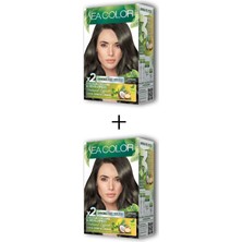 Beta Moda Hub 2x2 Tüp Krem Saç Boyası Seti Küllü Kumral No:7.1