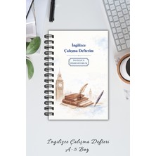 Burak Baskı Tasarım Ingilizce Çalışma ve Yazma Defteri , Ajanda , Panlayıcı, Notepad, Not Defteri