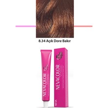 Beta Moda Hub Premium 8.34 Açık Dore Bakır - Kalıcı Krem Saç Boyası 50 G Tüp