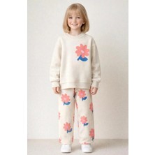 Lucco Çiçek Baskılı Taytlı Ikili Takım