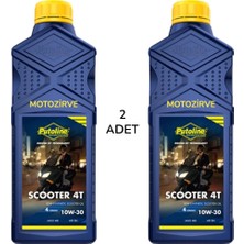 Putoline Scooter 4t 10W-30 Motosiklet Motor Yağı 1 Litre - (2 Adet)