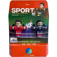 Desktop Games Bas-Döndür Mini Masaüstü Futbol Oyunu – Çift Sporcu (7K-19L)
