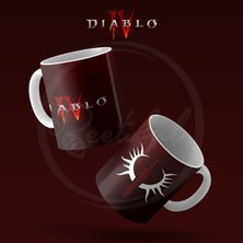 Beetiful Diablo 4 Özel Baskılı Kupa Bardak Porselen Resimli Baskı