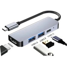 4 In 1 To HDMI 4K USB 3.0 Dönüştürücü Adaptör
