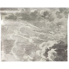 Fornasetti x Cole-Son Nuvolette Gri, Bulut Desenli Dekoratif Duvar Kağıdı