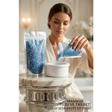 Lowell Home Profesyonel Manikür Seti: Ergonomik Manikür Tası ve Zenginleştirilmiş Granül B - LO0029-5Z36N