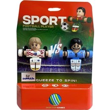 Desktop Games Bas-Döndür Mini Masaüstü Futbol Oyunu – Çift Sporcu (10K-9MS)