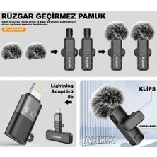 ForWhat Büro Ev Ofis Cihazları Için Kablosuz Typec Yaka Mikrofonu