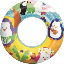 Neva Prime Sevimli Hayvanlar Desenli Çocuk Deniz Simidi (3-6 Yaş)