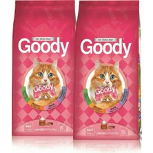 Goody Kuzu Etli Yetişkin Kedi Maması 15 kg x 2 Adet