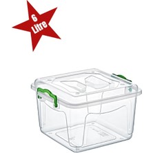 Neva Prime Şeffaf Saklama Kutusu 6 Litre