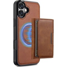 Teleplus iPhone 17 Kılıf Pollux L5 Serisi Mıknatıslı Kartlıklı 2-1 Kapak