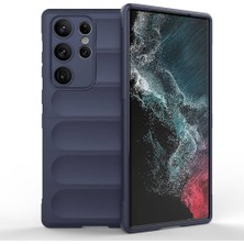 ZM Store Galaxy S23 Ultra Uyumlu Kılıf Esnek Dalga Kabartma Tasarımlı Etnik Kapak